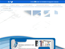 Tablet Screenshot of colombiacorporateweb.com